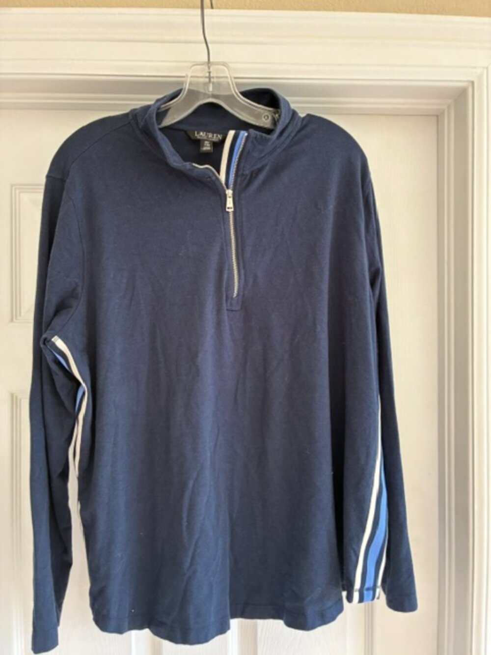 Ralph Lauren black label 3/4 zip pullover, XXL, good condition